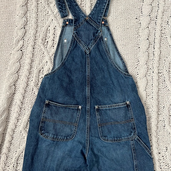 Old Navy Blue Denim Overalls - Picture 3 of 5